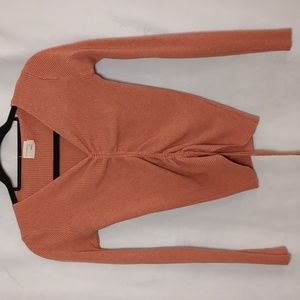 Dreamers By Debut Long Sleeve Sweater Blouse - Peach, Size M